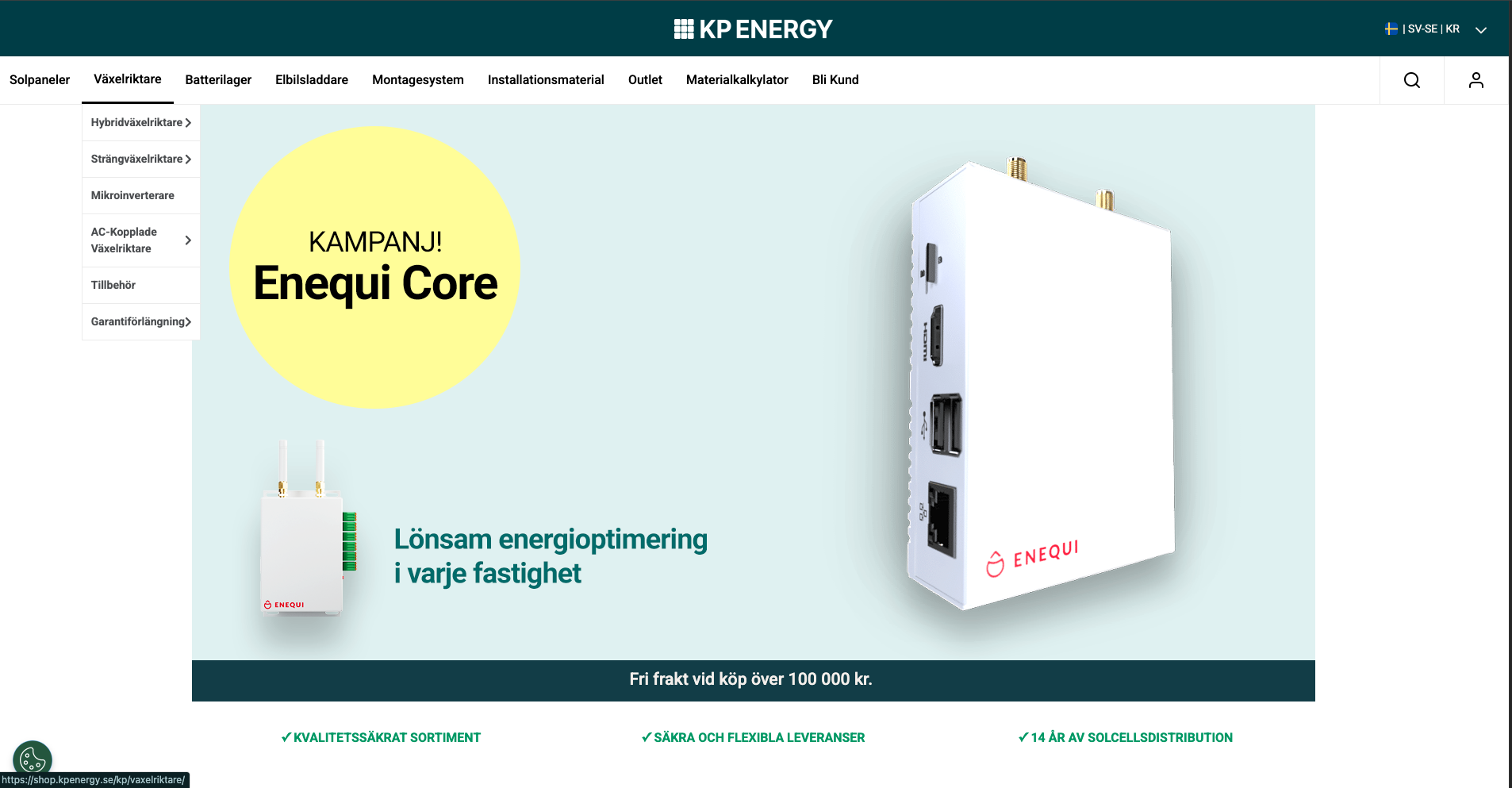 KP Energy B2B Webshop